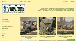 Desktop Screenshot of finetrains.com