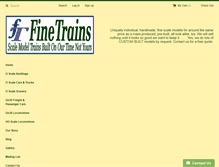 Tablet Screenshot of finetrains.com